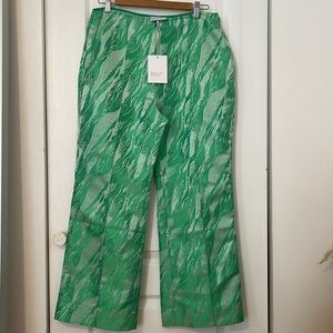 GANNI green trousers